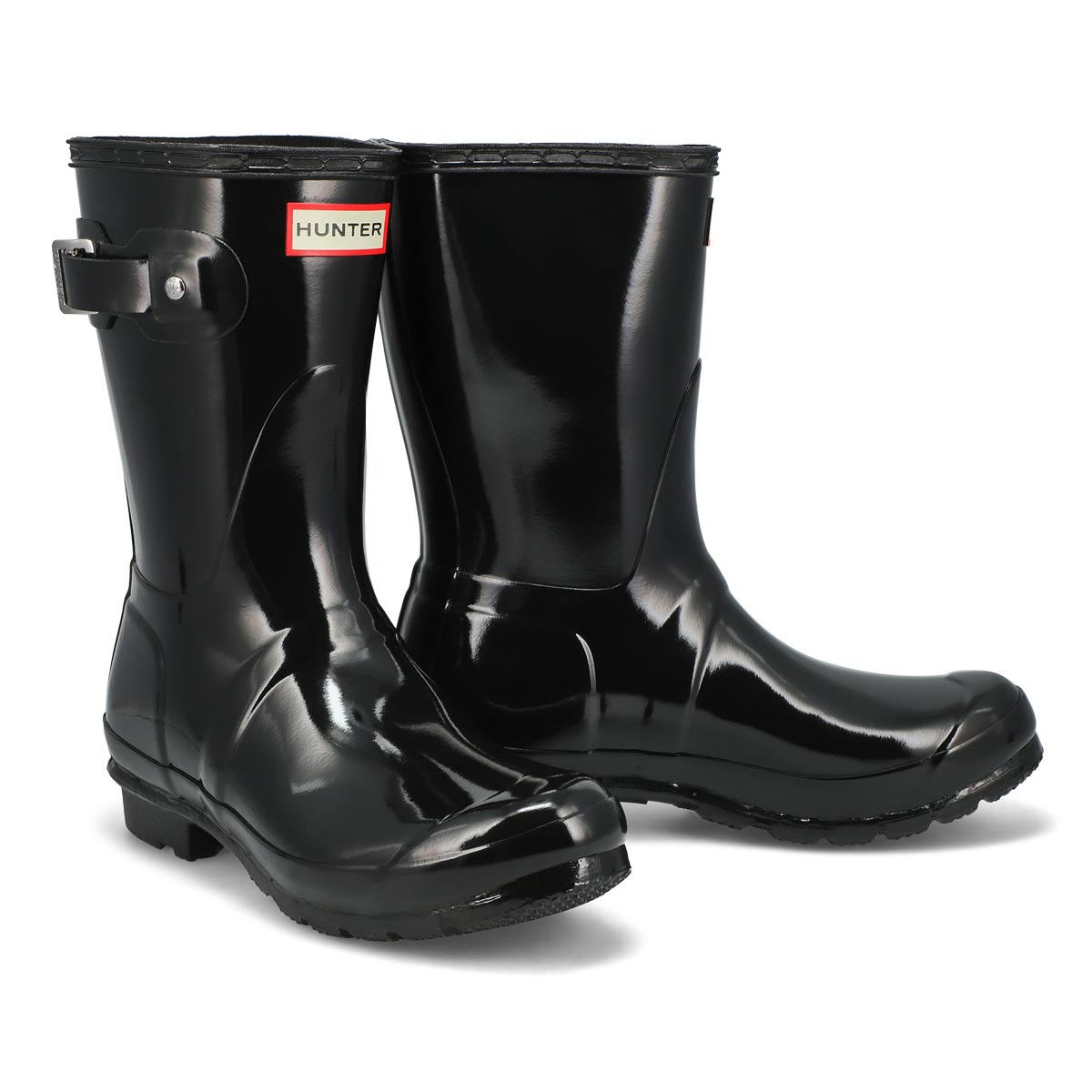 hunter original short gloss waterproof rain boot